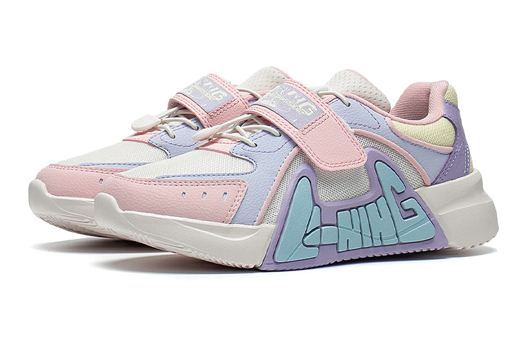 Lookbook (Youth) Li-Ning LN 90 'Pink Blue Purple' YKCT026-2