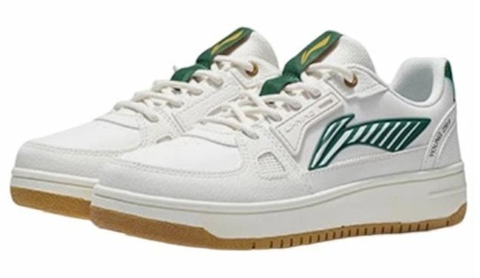 (JR) Sepatu Skate Li-Ning Low-Top 'Putih Hijau' YKCS096-3 Shop (JR) Sepatu Skate Li-Ning Low-Top 'Putih Hijau' YKCS096-3