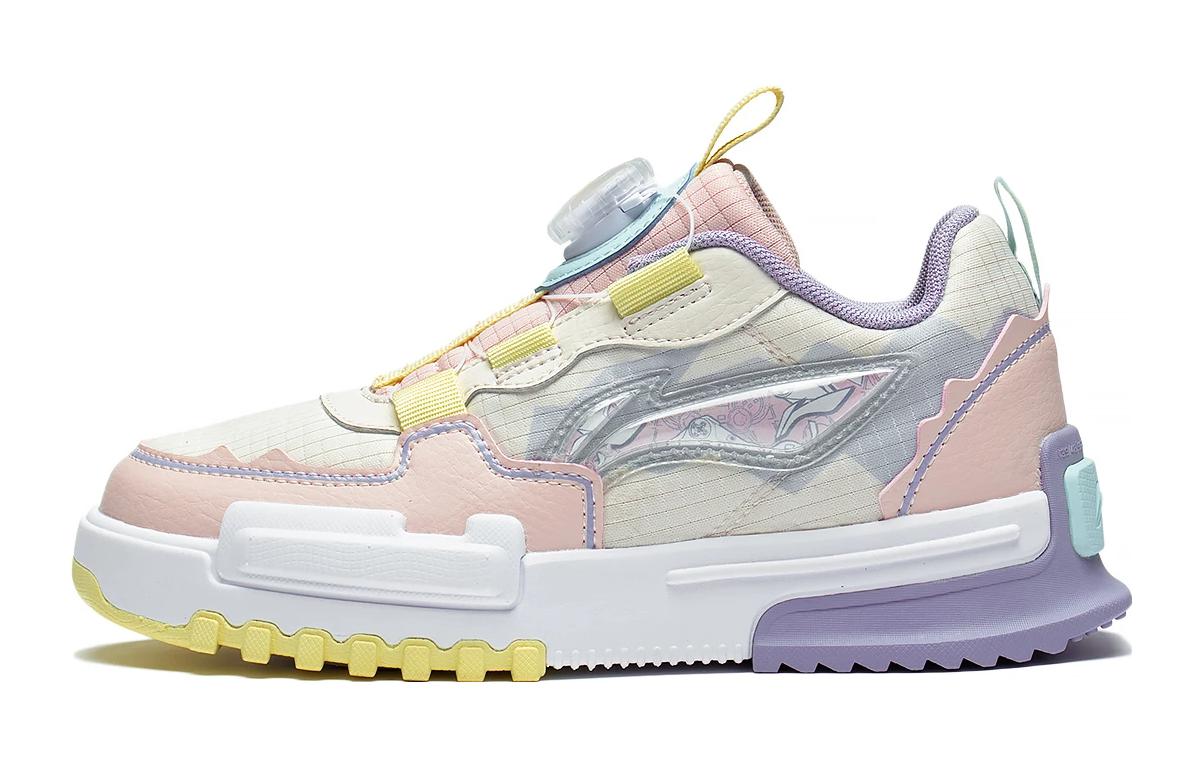 (Youth) Li-Ning Low 'Grey Pink Purple' YKCT006-2