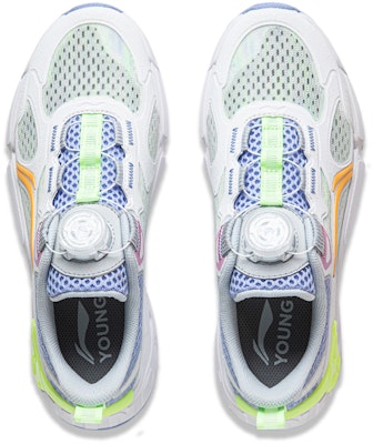 (Youth) Li-Ning Mecha V2 'White Yellow Green' YKCU044-2 Shop (Youth) Li-Ning Mecha V2 'White Yellow Green' YKCU044-2