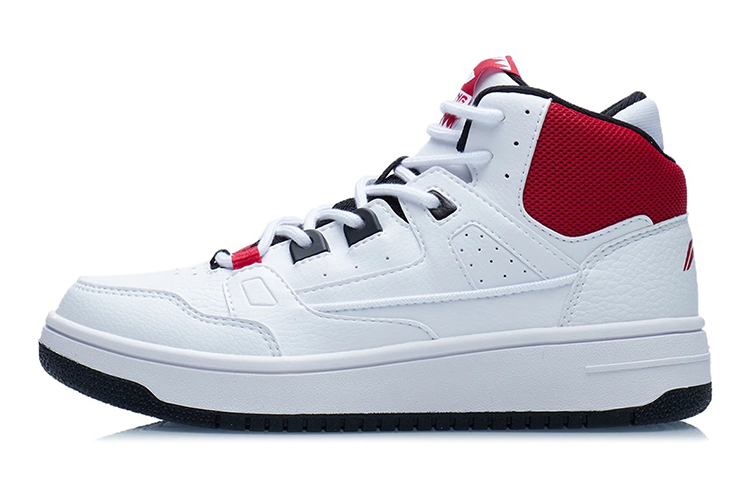 (Youth) Li-Ning Mid-Top 'White Red' YKCR228-3