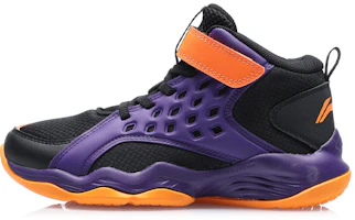 (Youth) Li-Ning Mid-Top Basketball 'Black Purple Orange' YKBQ032-3 (Youth) Li-Ning Mid-Top Basketball 'Black Purple Orange' YKBQ032-3