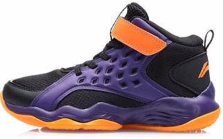 (Youth) Li-Ning Mid-Top Basketball 'Black Purple Orange' YKBQ032-3 (Youth) Li-Ning Mid-Top Basketball 'Black Purple Orange' YKBQ032-3