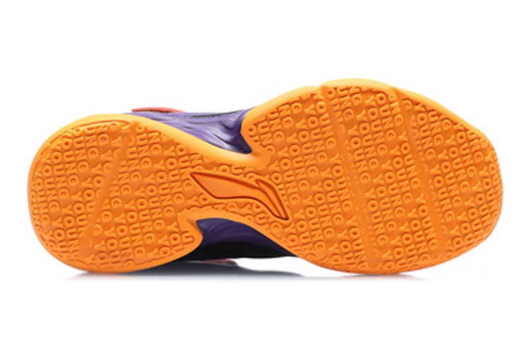 Purchase (Youth) Li-Ning Mid-Top Basketball 'Black Purple Orange' YKBQ032-3