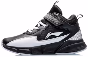(Youth) Li-Ning Mid-Top Basketball 'Black White' YKBP058-5 (Youth) Li-Ning Mid-Top Basketball 'Black White' YKBP058-5