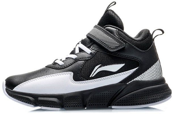 (Youth) Li-Ning Mid-Top Basketball 'Black White' YKBP058-5 Buy (Youth) Li-Ning Mid-Top Basketball 'Black White' YKBP058-5