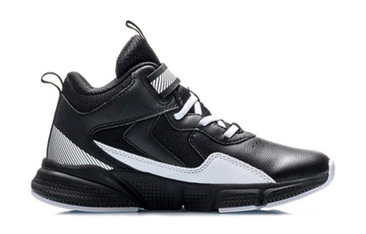 Order (Youth) Li-Ning Mid-Top Basketball 'Black White' YKBP058-5