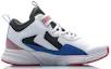 Order (Youth) Li-Ning Mid-Top Basketball Shoes 'White Black Blue' YKBP058-1