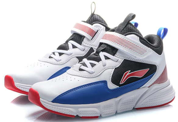 (Youth) Li-Ning Mid-Top Basketball Shoes 'White Black Blue' YKBP058-1 Lookbook (Youth) Li-Ning Mid-Top Basketball Shoes 'White Black Blue' YKBP058-1