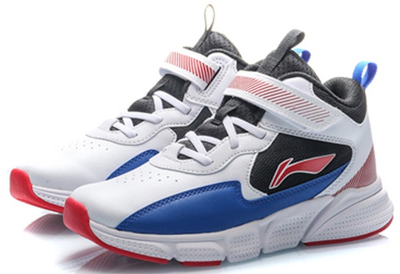 (Youth) Li-Ning Mid-Top Basketball Shoes 'White Black Blue' YKBP058-1 Lookbook (Youth) Li-Ning Mid-Top Basketball Shoes 'White Black Blue' YKBP058-1