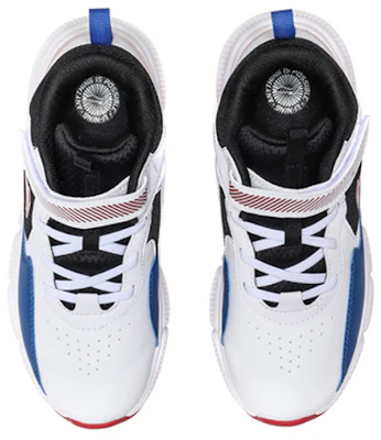 (Youth) Li-Ning Mid-Top Basketball Shoes 'White Black Blue' YKBP058-1 Shop (Youth) Li-Ning Mid-Top Basketball Shoes 'White Black Blue' YKBP058-1
