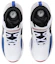 Shop (Youth) Li-Ning Mid-Top Basketball Shoes 'White Black Blue' YKBP058-1