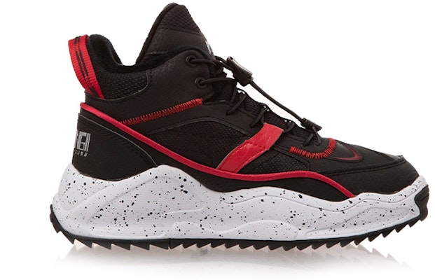(JR) 리닝 미드탑 패션 스니커즈 '블랙 레드' (Li-Ning Mid-Top Fashion Sneakers 'Black Red') YKCR190-21 Order (JR) 리닝 미드탑 패션 스니커즈 '블랙 레드' (Li-Ning Mid-Top Fashion Sneakers 'Black Red') YKCR190-21
