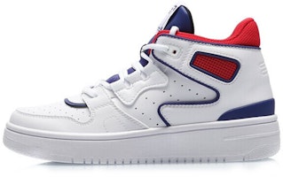 (Youth) Li-Ning Mid-Top Skate Shoes 'White Blue' YKCQ292-5 (Youth) Li-Ning Mid-Top Skate Shoes 'White Blue' YKCQ292-5