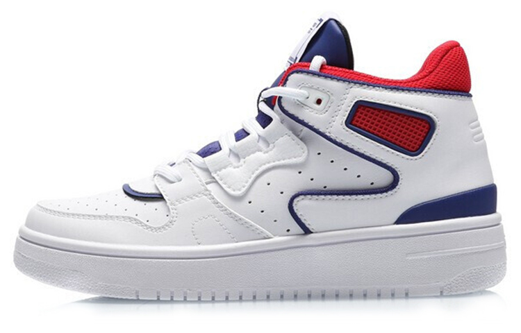 Buy (JR) 李宁中帮滑板鞋‘白蓝’ YKCQ292-5