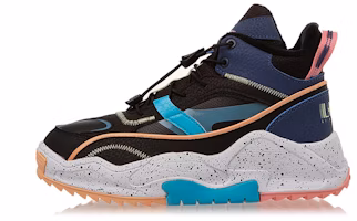 (Youth) Li-Ning Mid Top 'Black Blue' YKCR190-22 (Youth) Li-Ning Mid Top 'Black Blue' YKCR190-22