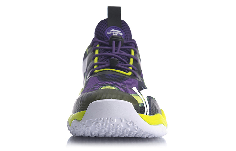 Purchase (Youth) Li-Ning Mid Top Basketball Shoes 'Court Star Purple Gold' YKBQ014-3