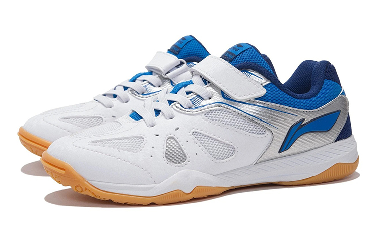 Lookbook (Youth) Li-Ning Originals Table Tennis Shoes 'White Blue' APTP008-2