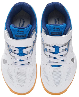 (Youth) Li-Ning Originals Table Tennis Shoes 'White Blue' APTP008-2 Shop (Youth) Li-Ning Originals Table Tennis Shoes 'White Blue' APTP008-2