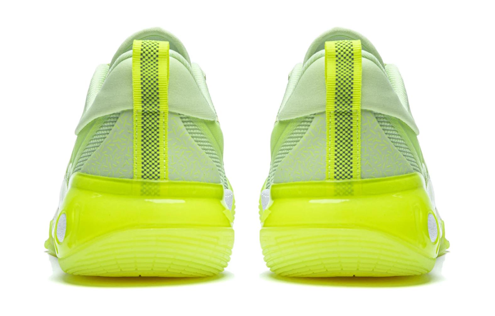 Details for 大童 李寧兒童 PREMIUM4.0 舒適 透氣輕便回彈 低幫 兒童籃球鞋 螢光綠