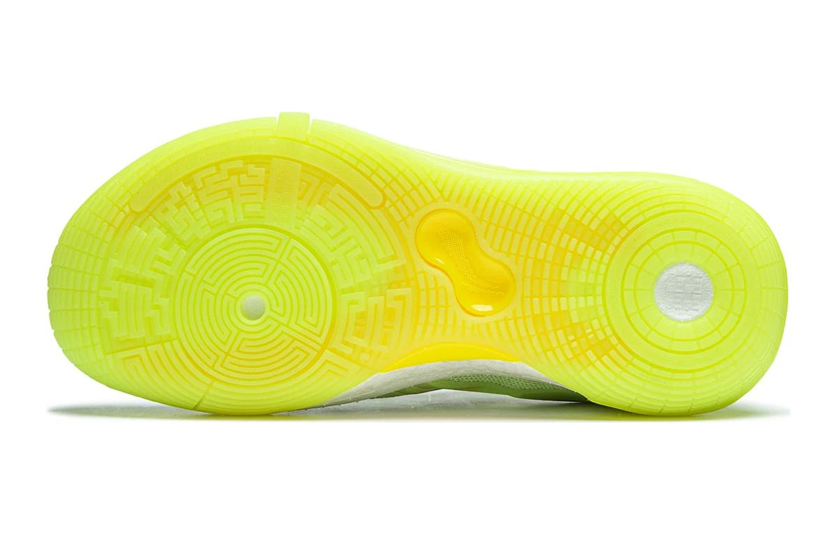 Sizing 大童 李寧兒童 PREMIUM4.0 舒適 透氣輕便回彈 低幫 兒童籃球鞋 螢光綠