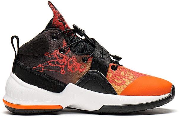 (Youth) Li-Ning Pioneer 'Orange Black' YKBR070-3 Order (Youth) Li-Ning Pioneer 'Orange Black' YKBR070-3