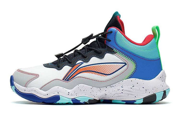 (Youth) Li-Ning Pioneer 'White Grey Blue' YKBR050-7