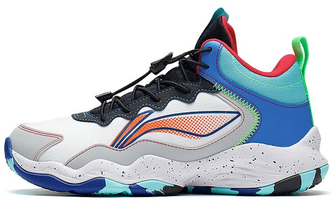 LiNing李寧 先鋒-靈I 減震支援實戰籃球鞋 大童 白灰藍 Buy LiNing李寧 先鋒-靈I 減震支援實戰籃球鞋 大童 白灰藍