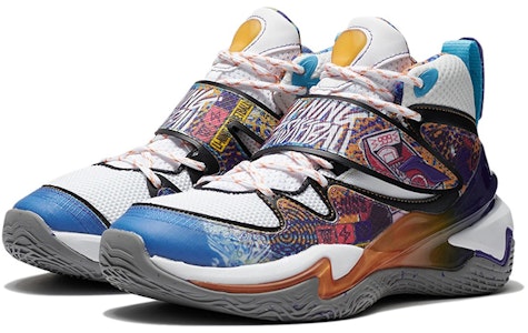 大童 LiNing李寧 先鋒力Premium 2.0 中筒 實戰籃球鞋 白黑橙 Lookbook 大童 LiNing李寧 先鋒力Premium 2.0 中筒 實戰籃球鞋 白黑橙