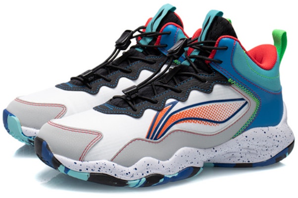 (Youth) Li-Ning Pioneer Low Basketball Shoes 'White Grey' YKBR050-3 Lookbook (Youth) Li-Ning Pioneer Low Basketball Shoes 'White Grey' YKBR050-3