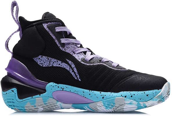 (Youth) Li-Ning Pioneer Power High-top Basketball Shoes 'Black Purple' YKBR022-3 Order (Youth) Li-Ning Pioneer Power High-top Basketball Shoes 'Black Purple' YKBR022-3