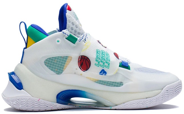 (Youth) Li-Ning Pioneer Premium 2.0 'White Blue' YKBS014-3 Order (Youth) Li-Ning Pioneer Premium 2.0 'White Blue' YKBS014-3