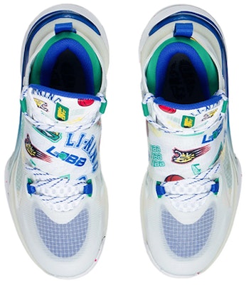 (Youth) Li-Ning Pioneer Premium 2.0 'White Blue' YKBS014-3 Shop (Youth) Li-Ning Pioneer Premium 2.0 'White Blue' YKBS014-3