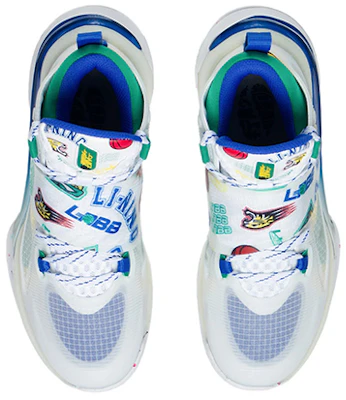 (Youth) Li-Ning Pioneer Premium 2.0 'White Blue' YKBS014-3 Shop (Youth) Li-Ning Pioneer Premium 2.0 'White Blue' YKBS014-3