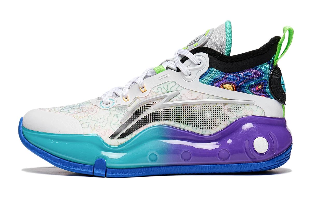 (Youth) Li-Ning Pioneer Premium 3.0 'White Blue Purple' YKBT024-9