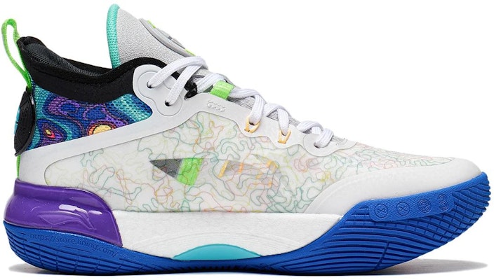 (Youth) Li-Ning Pioneer Premium 3.0 'White Blue Purple' YKBT024-9 Order (Youth) Li-Ning Pioneer Premium 3.0 'White Blue Purple' YKBT024-9