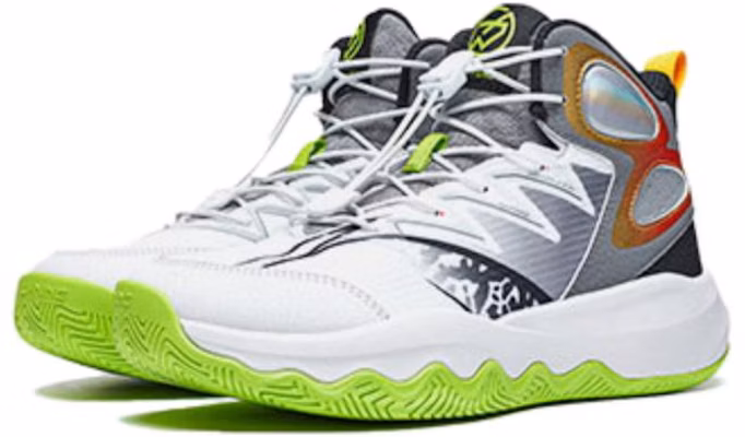 (JR) 李宁先锋初代 3.0 V2 '白灰绿' YKBT074-5 Lookbook (JR) 李宁先锋初代 3.0 V2 '白灰绿' YKBT074-5