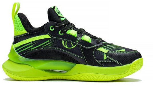 大童 Li-Ning 李宁 先锋灵 Team 2.5 回弹支撑 低帮 籃球鞋 黑螢光綠 Order 大童 Li-Ning 李宁 先锋灵 Team 2.5 回弹支撑 低帮 籃球鞋 黑螢光綠