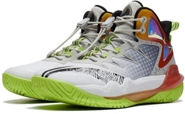 (Youth) Li-Ning Pioneer Team 3.0 V2 'Grey Green Red' YKBT072-5 Lookbook (Youth) Li-Ning Pioneer Team 3.0 V2 'Grey Green Red' YKBT072-5