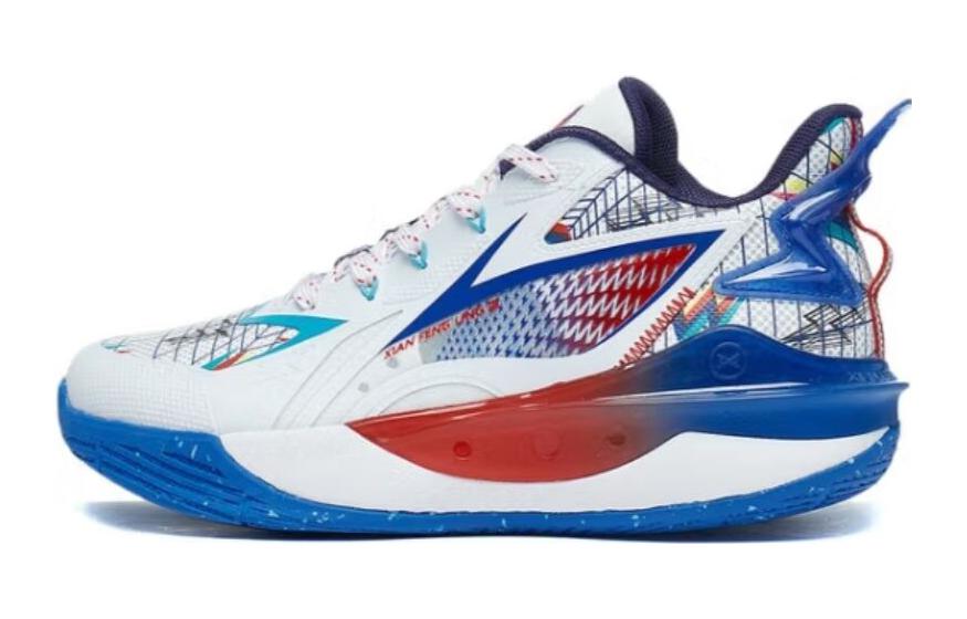 (Youth) Li-Ning Pioneer Team 3.5 Low 'White Blue Red' YKBT042-13