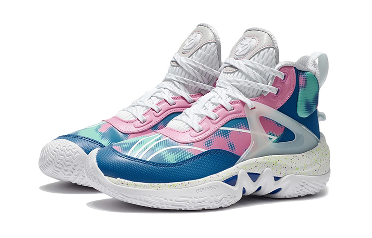 Lookbook (Youth) Li-Ning Pioneer Team 'White Blue Pink' YKBR068-15