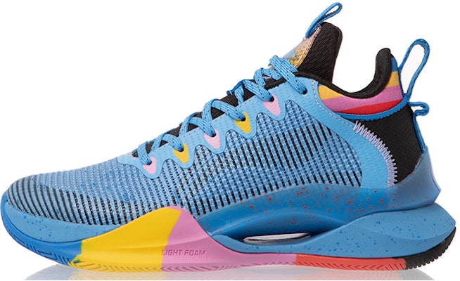 (Youth) Li-Ning Pioneer Yiling 'Blue Multi' YKBR048-5 Buy (Youth) Li-Ning Pioneer Yiling 'Blue Multi' YKBR048-5