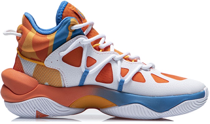 (Youth) Li-Ning Power 6 'White Orange Blue' YKBR036-1 Order (Youth) Li-Ning Power 6 'White Orange Blue' YKBR036-1
