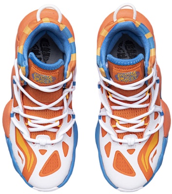 (Youth) Li-Ning Power 6 'White Orange Blue' YKBR036-1 Shop (Youth) Li-Ning Power 6 'White Orange Blue' YKBR036-1