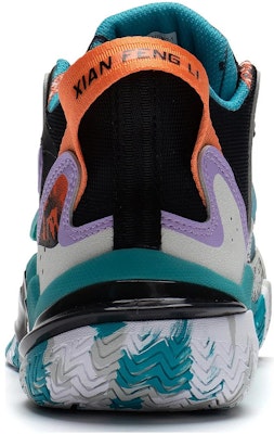 (JR) Li-Ning Premium 3 'Kelabu Hijau Biru' YKBT002-1 Details for (JR) Li-Ning Premium 3 'Kelabu Hijau Biru' YKBT002-1