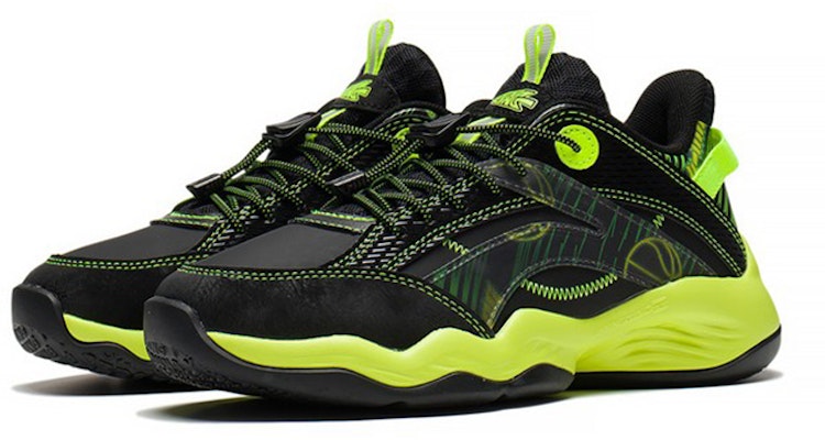(JR) Li-Ning Primary 2.5 'Hitam Hijau' YKBS052-17 Lookbook (JR) Li-Ning Primary 2.5 'Hitam Hijau' YKBS052-17