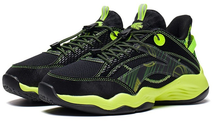 (JR) Li-Ning Primary 2.5 'Hitam Hijau Neon' YKBS052-7 Lookbook (JR) Li-Ning Primary 2.5 'Hitam Hijau Neon' YKBS052-7