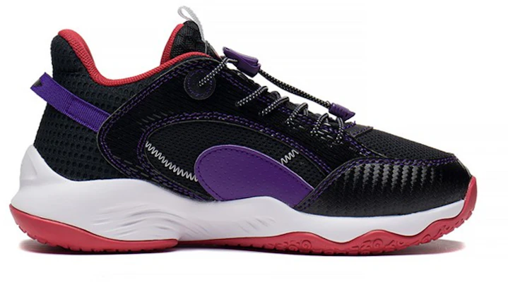 (JR) Li-Ning Primary 2.5 ''Zwart Rood Paars'' YKBS052-51 Order (JR) Li-Ning Primary 2.5 ''Zwart Rood Paars'' YKBS052-51