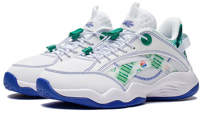 (JR) Li-Ning Primary 2.5 'Putih Hijau Biru' YKBS052-53 Lookbook (JR) Li-Ning Primary 2.5 'Putih Hijau Biru' YKBS052-53