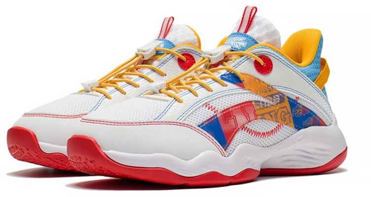 (JR) Li-Ning Primary 2.5 'Blanco Amarillo Rojo' YKBS052-5 Lookbook (JR) Li-Ning Primary 2.5 'Blanco Amarillo Rojo' YKBS052-5